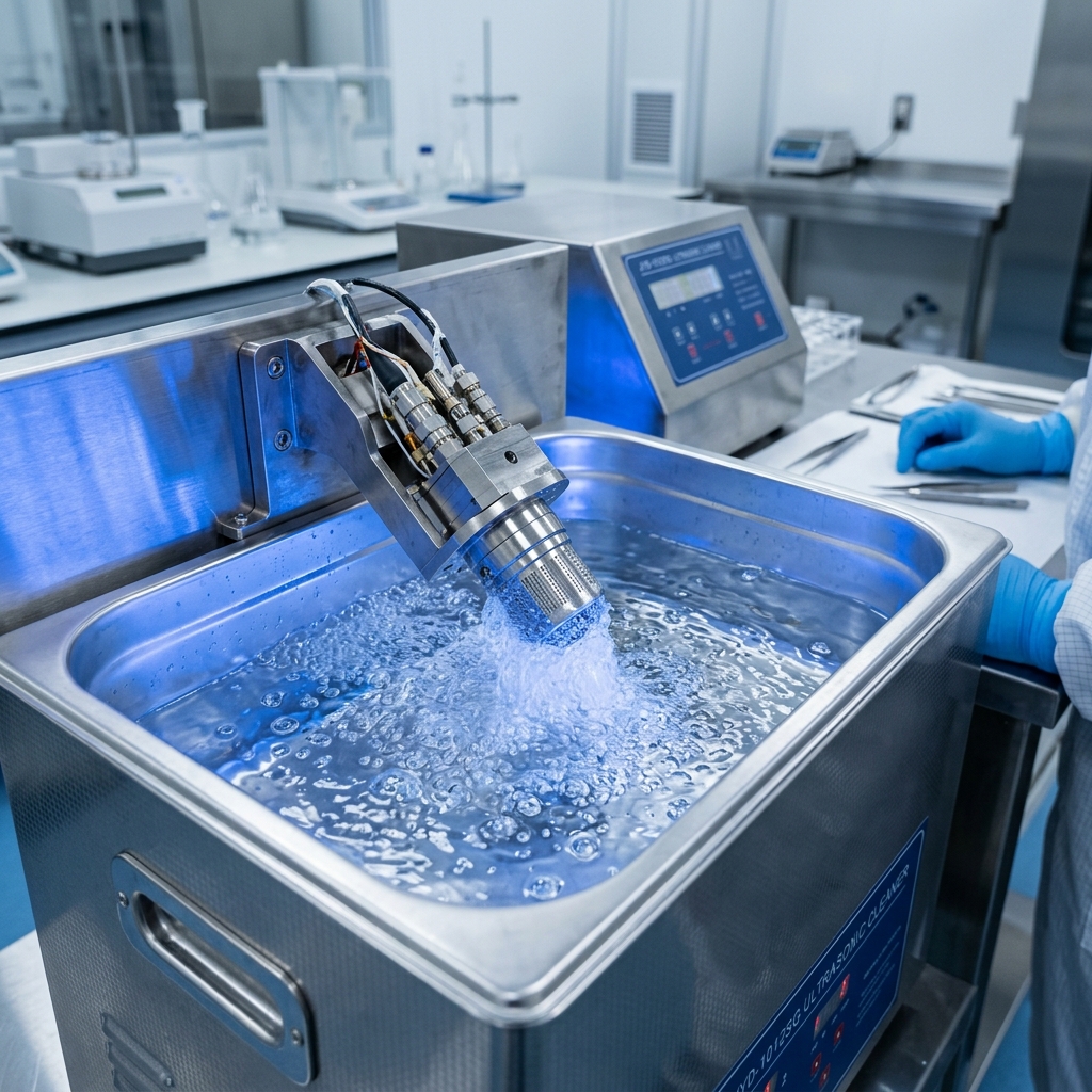 Máy siêu âm chuyên dụng tại VNPIS Lab